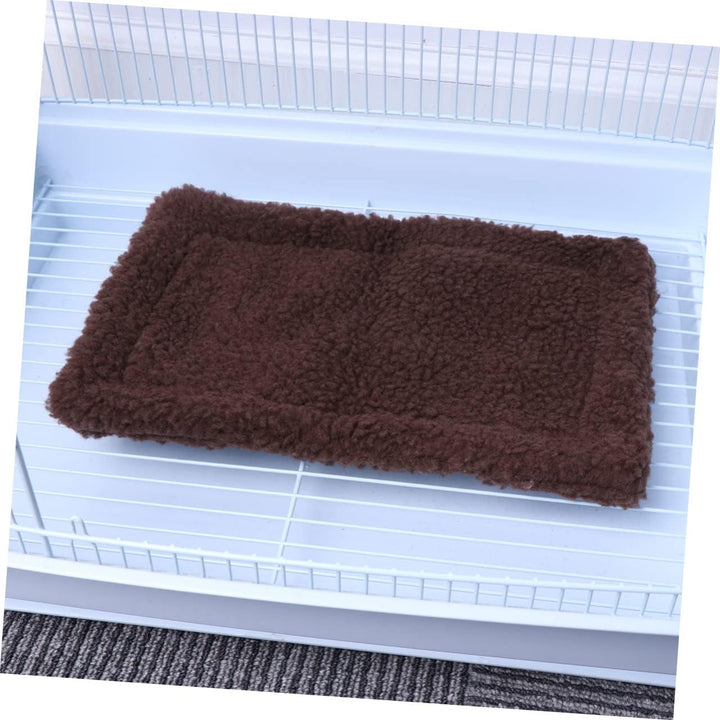 BESPORTBLE Wärmekissen Hamster Unterlage 30x20cm Langlebige Schlafmatte Aus Grauem Material Für Klei