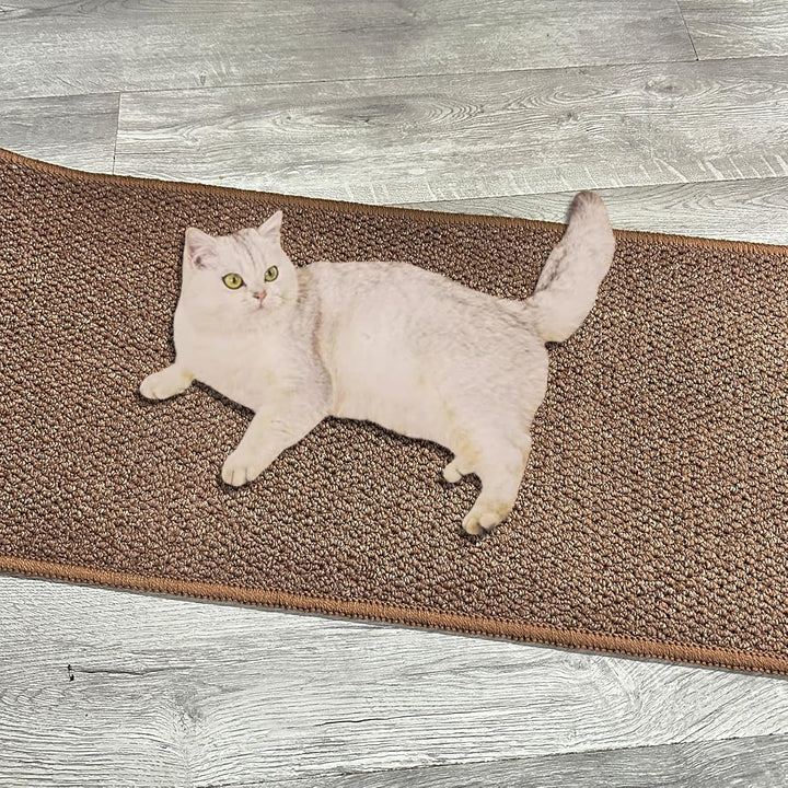 Rainmae Kratzmatte für Katzen, 180,1 x 39,9 cm, verdickt, extra gross, Wandmontage, Sisal-Kratzmatte