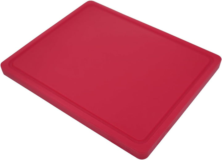 METRO Professional Schneidebrett, GN 1/2, hochdichtes Polyethylen (HDPE), 32.5 x 26.5 x 2 cm (rot),