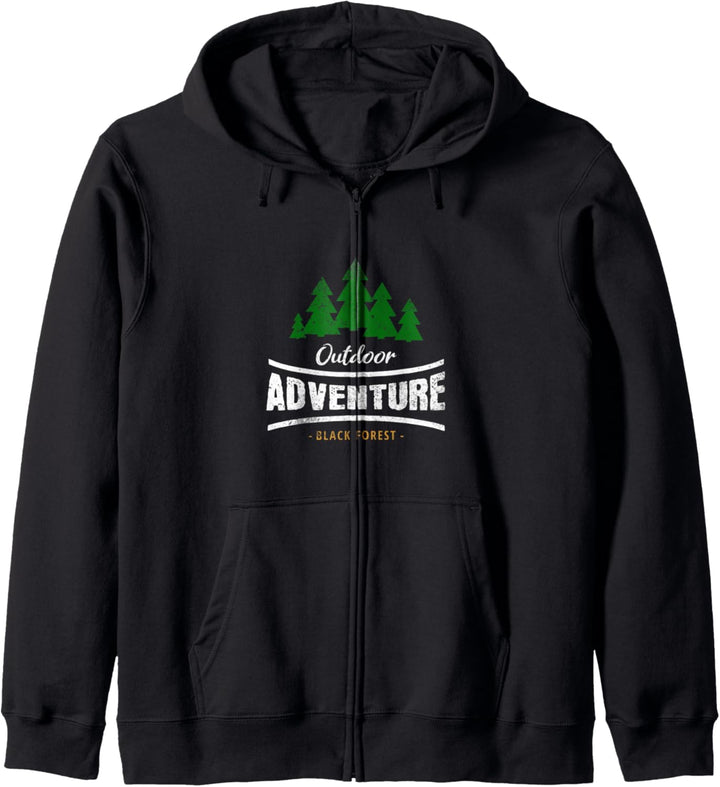Outdoor Adventure Black Forest - Schwarzwald Bollenhut Wald Kapuzenjacke