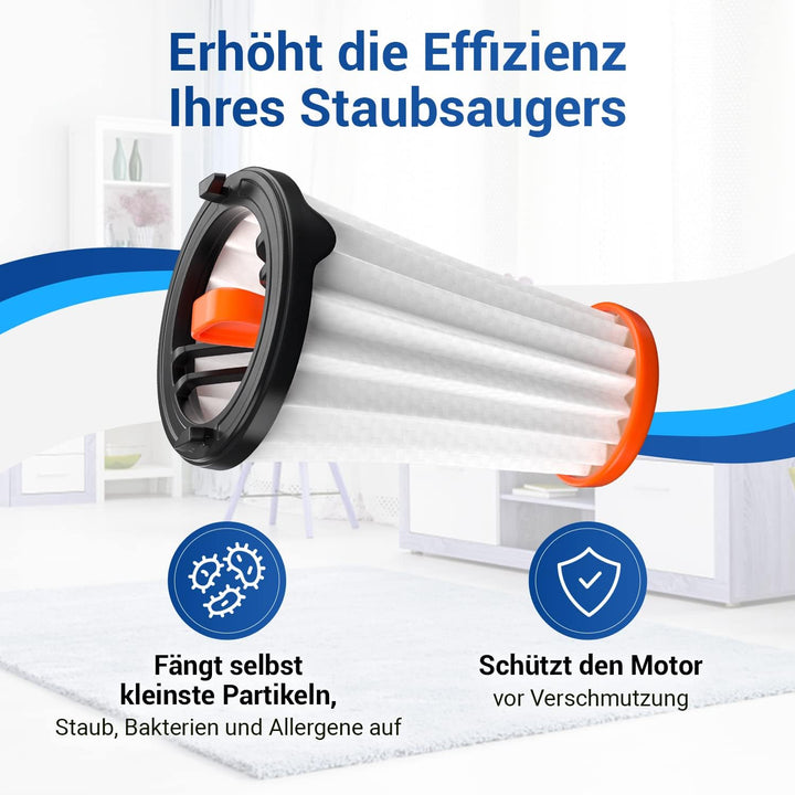 VIOKS 6 Stück Filter Ersatz für AEG Filter 900167153/7 Austauschfilter Ersatzfilter AEF144 für AEG C