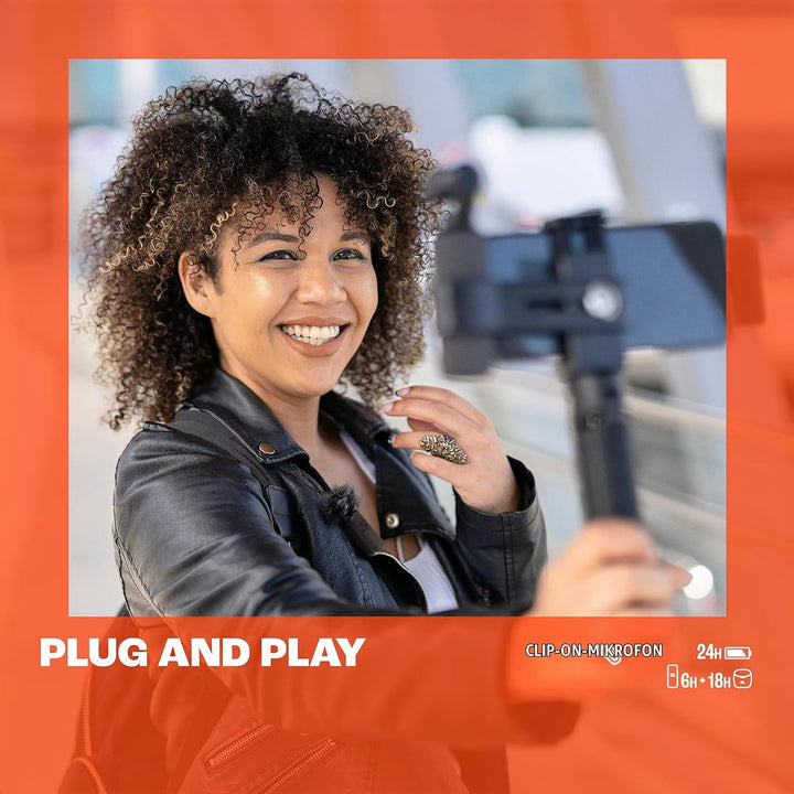 JBL Quantum Stream Wireless Mikrofon – Kabelloses Streaming-Mikrofon mit Lightning-Dongle für Apple