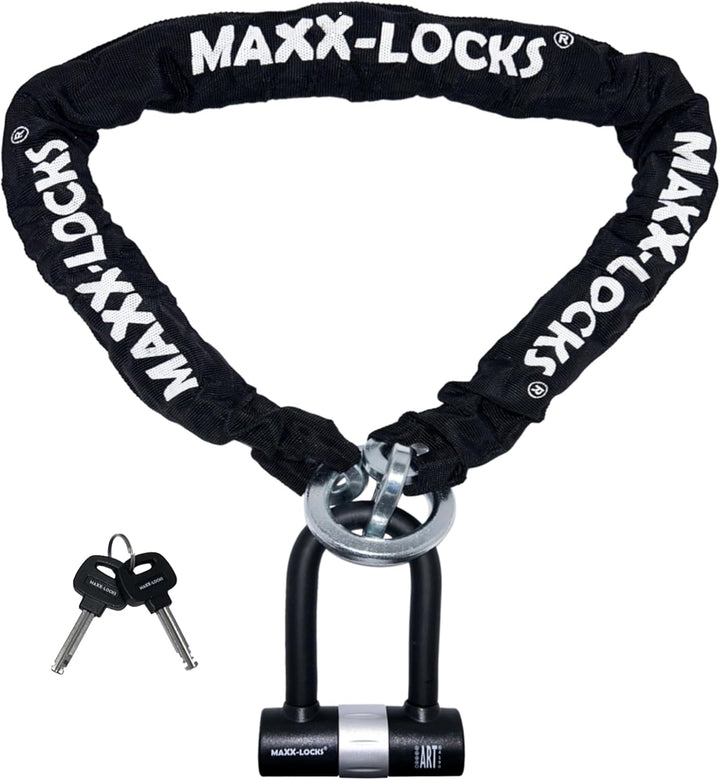 Kombi Deal! - Maxxschlösser Bundle - ART 4 120cm Kettenschloss + Schlossspray Simson 100ml