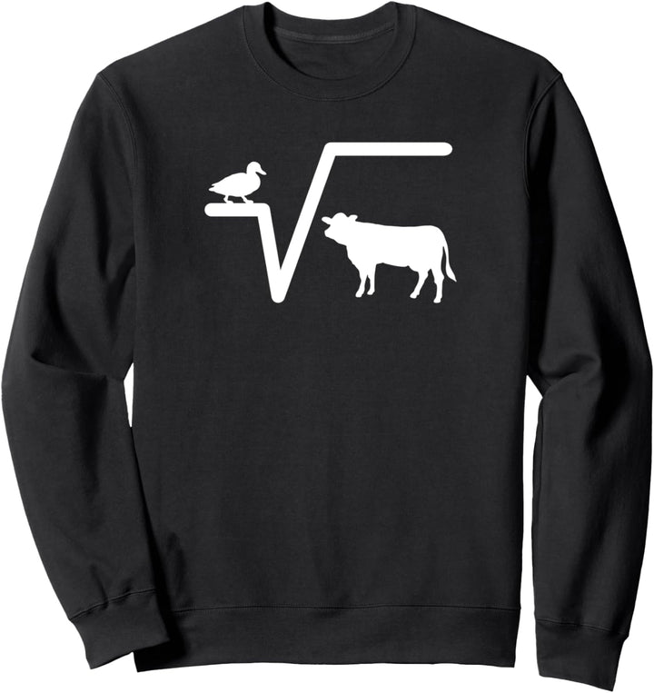 Ente Wurzel aus Kuh N-te Wurzel aus Q Mathematik Sweatshirt
