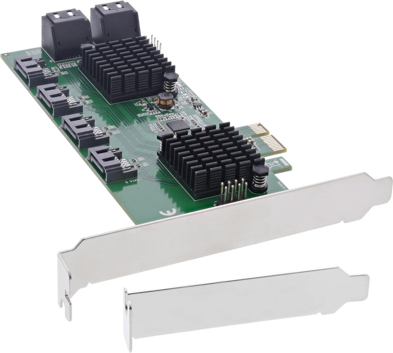 InLine® 76617K Schnittstellenkarte, 8X SATA 6Gb/s Controller, PCIe 2 (PCI-Express)