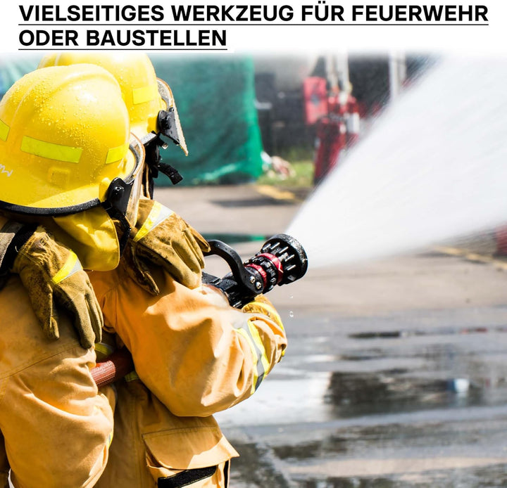 Wiltec Hohlstrahlrohr mit 150/180/300/450/660 l/min, C Storzkupplung und stufenloser Sprühstrahlvers