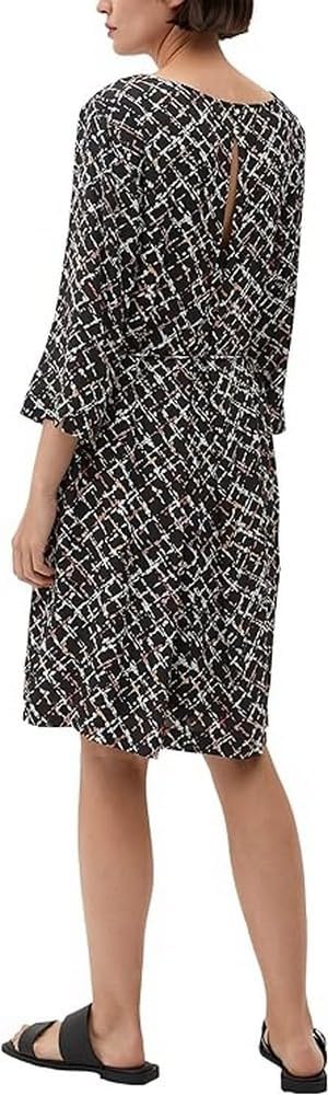 s.Oliver BLACK LABEL Damen Kleid 34 Schwarz 99a3, 34 Schwarz 99a3