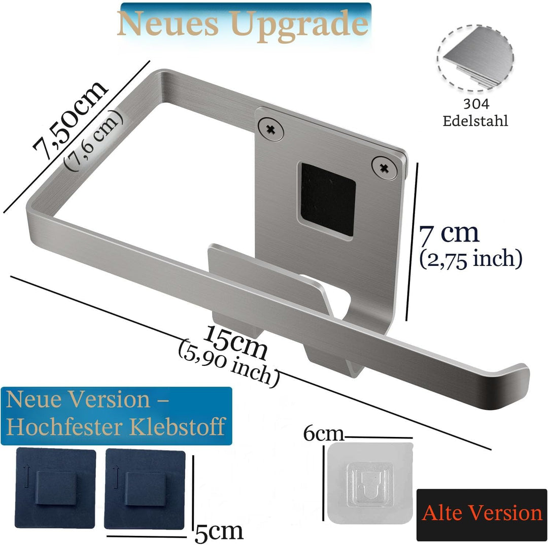 GAViA Schwammhalter Küche, Spülschwammhalter Selbstklebend Küche Organizer Spültuch-Halter 304-Edels