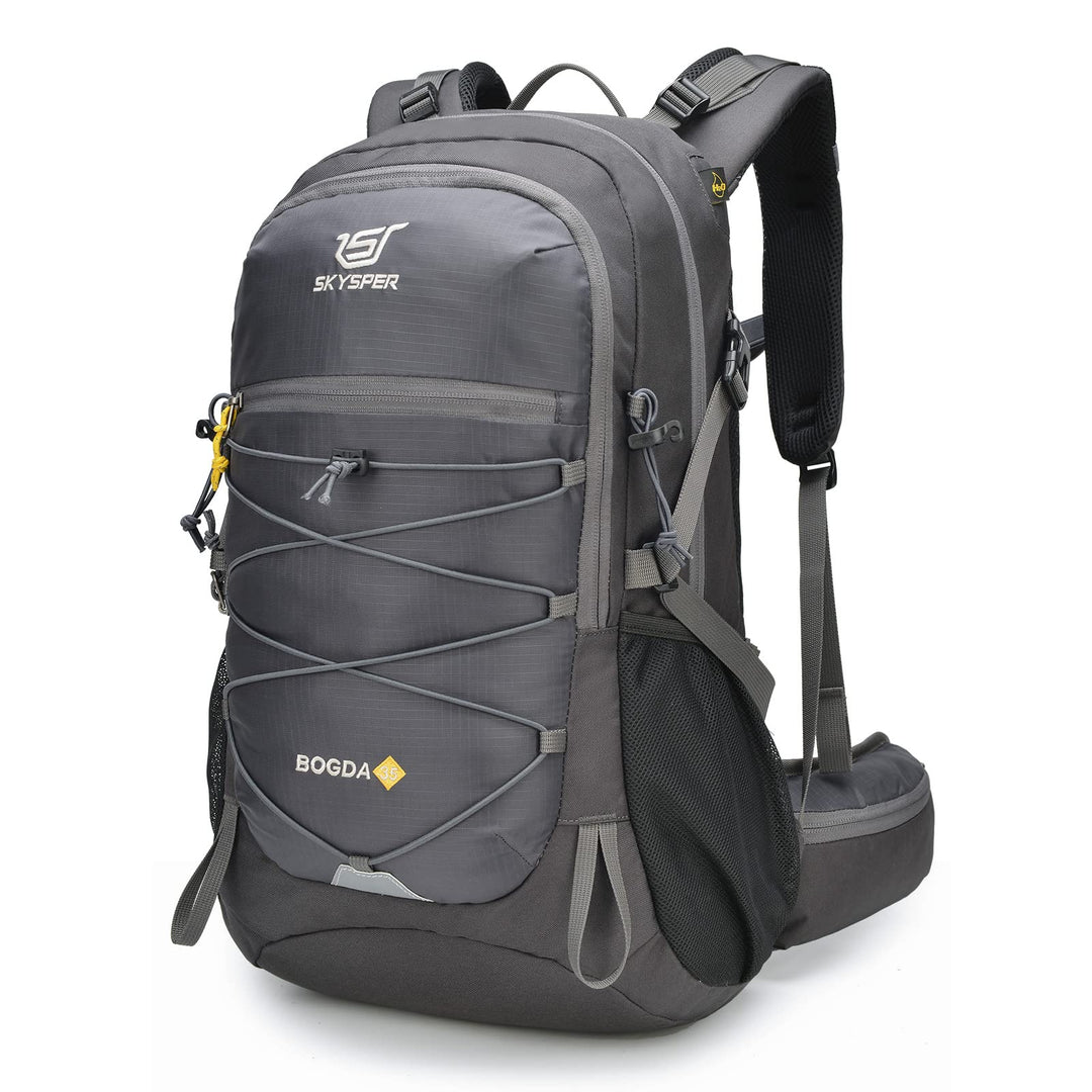 SKYSPER Wanderrucksack 30L/35L Trekkingrucksack Leicht Rucksack mit Rückenbelüftung aus atmungsaktiv