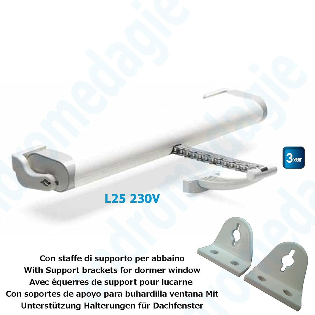 LIWIN 250N 230V Weiss + Halterungen für Weiss