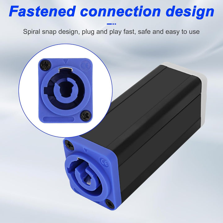 XMSJSIY Powercon zu Powercon Stecker 3-Pin 20A 250V Powercon Eingang zum Ausgang NAC3MPA-1 zu NAC3MP