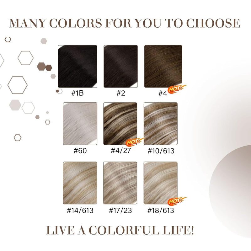 Hetto Blond Ponytail Extensions Echthaar Wrap Around Zopf Echthaar Extensions Remy Pferdeschwarz Ext