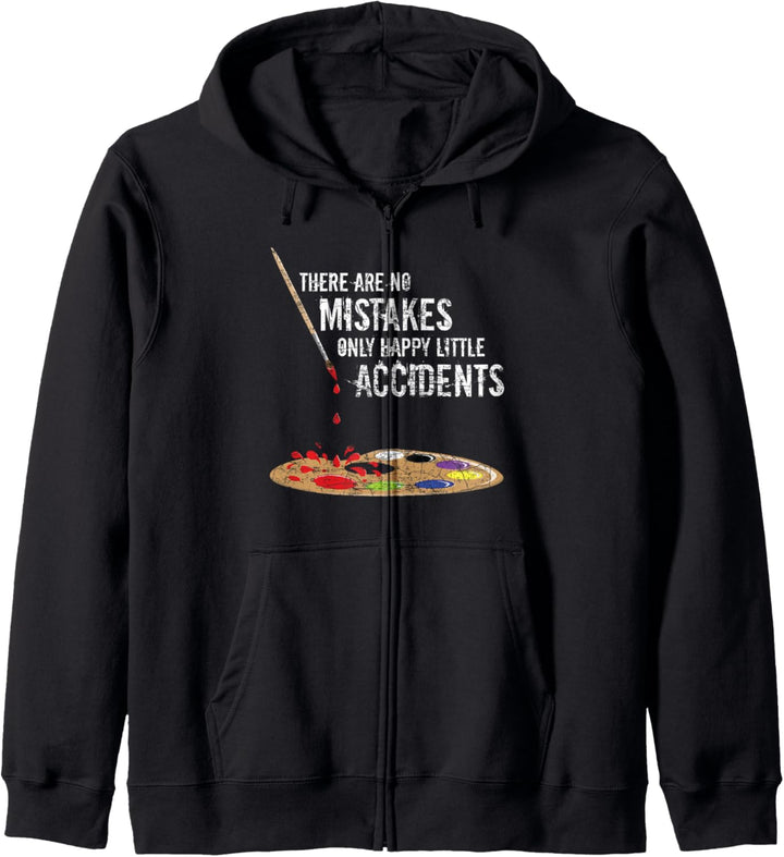 There Are No Mistakes Only Happy Little Accidents - Bob Gift Kapuzenjacke