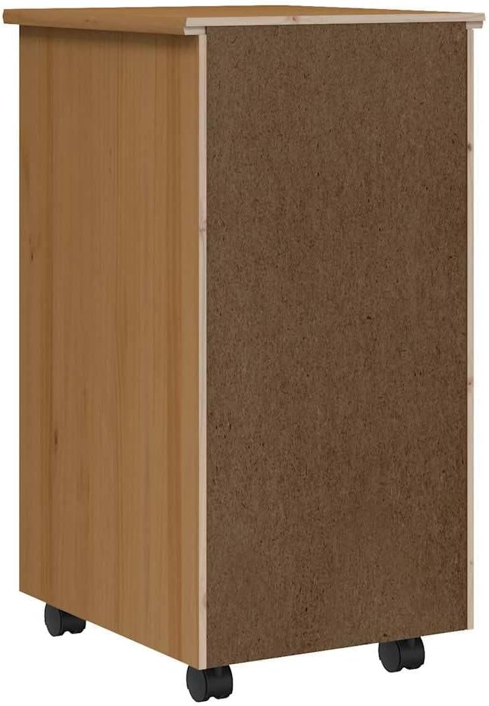 vidaXL Rollschrank, Rollcontainer mit 6 Schubladen, Kommode Schubladenschrank mit Rollen, Büroschran