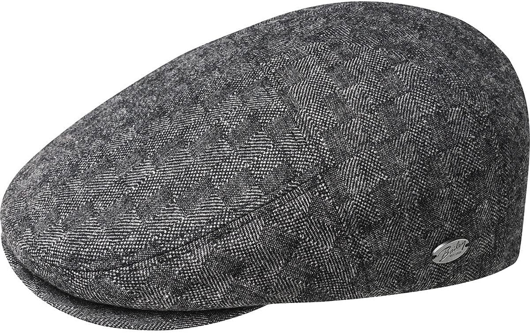 Bailey 1922 Becker Flatcap Schirmmütze Schiebermütze (M (56-57 cm) - schwarz)