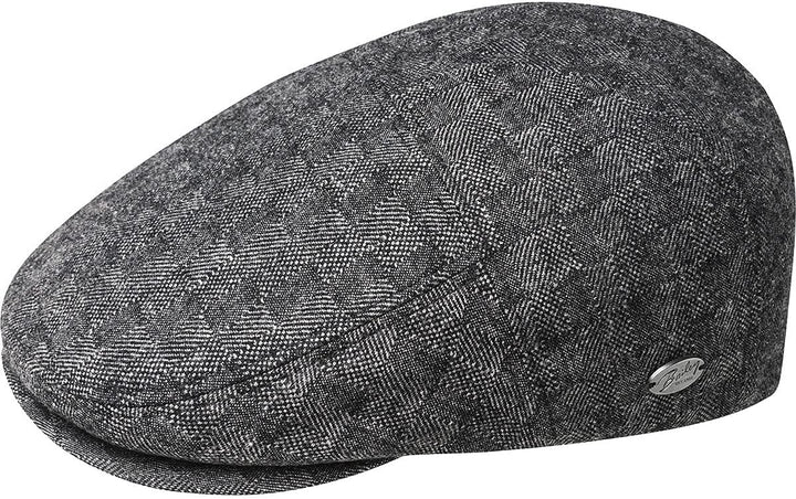Bailey 1922 Becker Flatcap Schirmmütze Schiebermütze (S (54-55 cm) - schwarz)