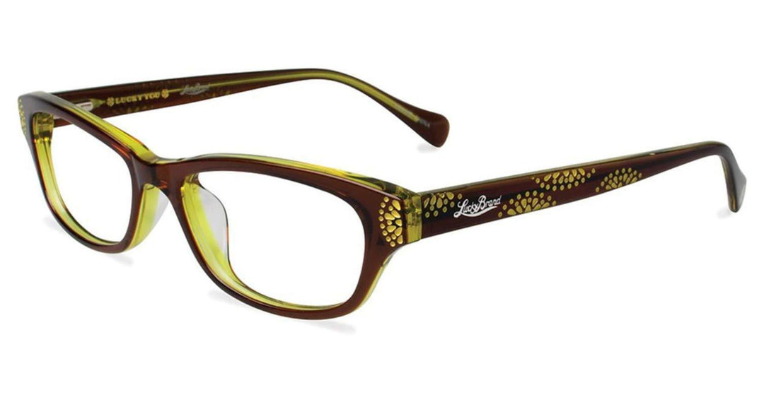 LUCKY BRAND Eyeglasses SWIRL Brown 53MM