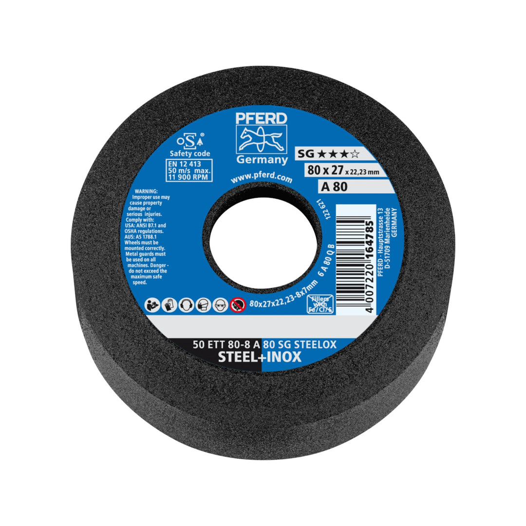 Pferd 63418702 Schleiftöpfe 50 ETT 80- 8 A 80 Q SG