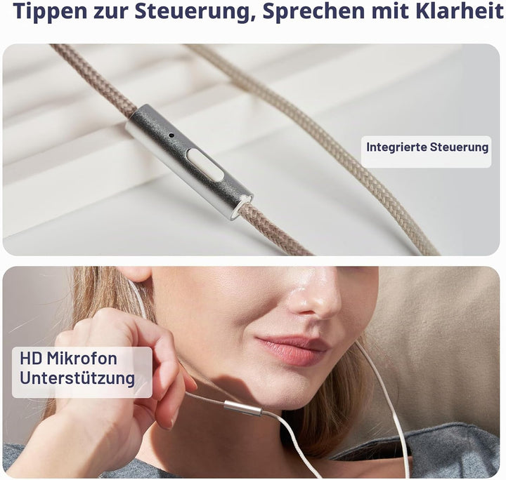 Hidizs ST2 Pro USB-C-Kopfhörer, kabelgebunden, Dual-Magnetschaltung, 10 mm Dynamik-Treiber, In-Ear-M
