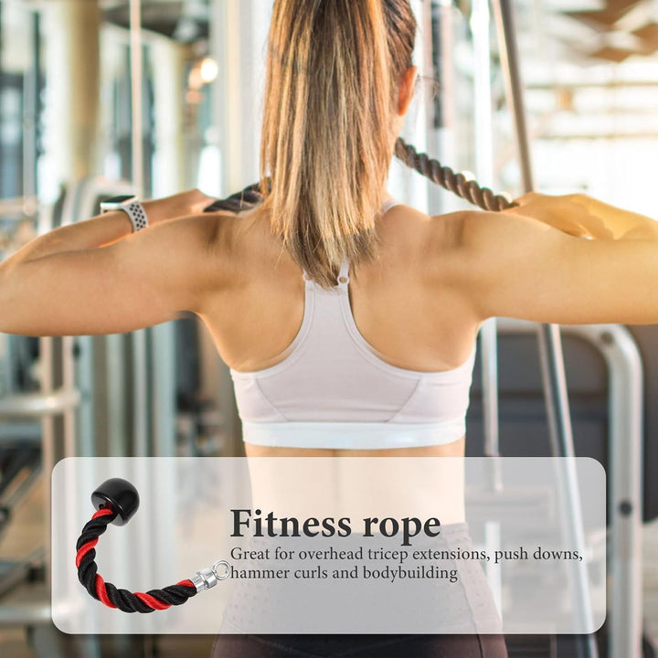 NUOBESTY Trizepsseil Kabelbefestigung aus Nylon und Tpr für Krafttraining im Fitnessstudio Robustes