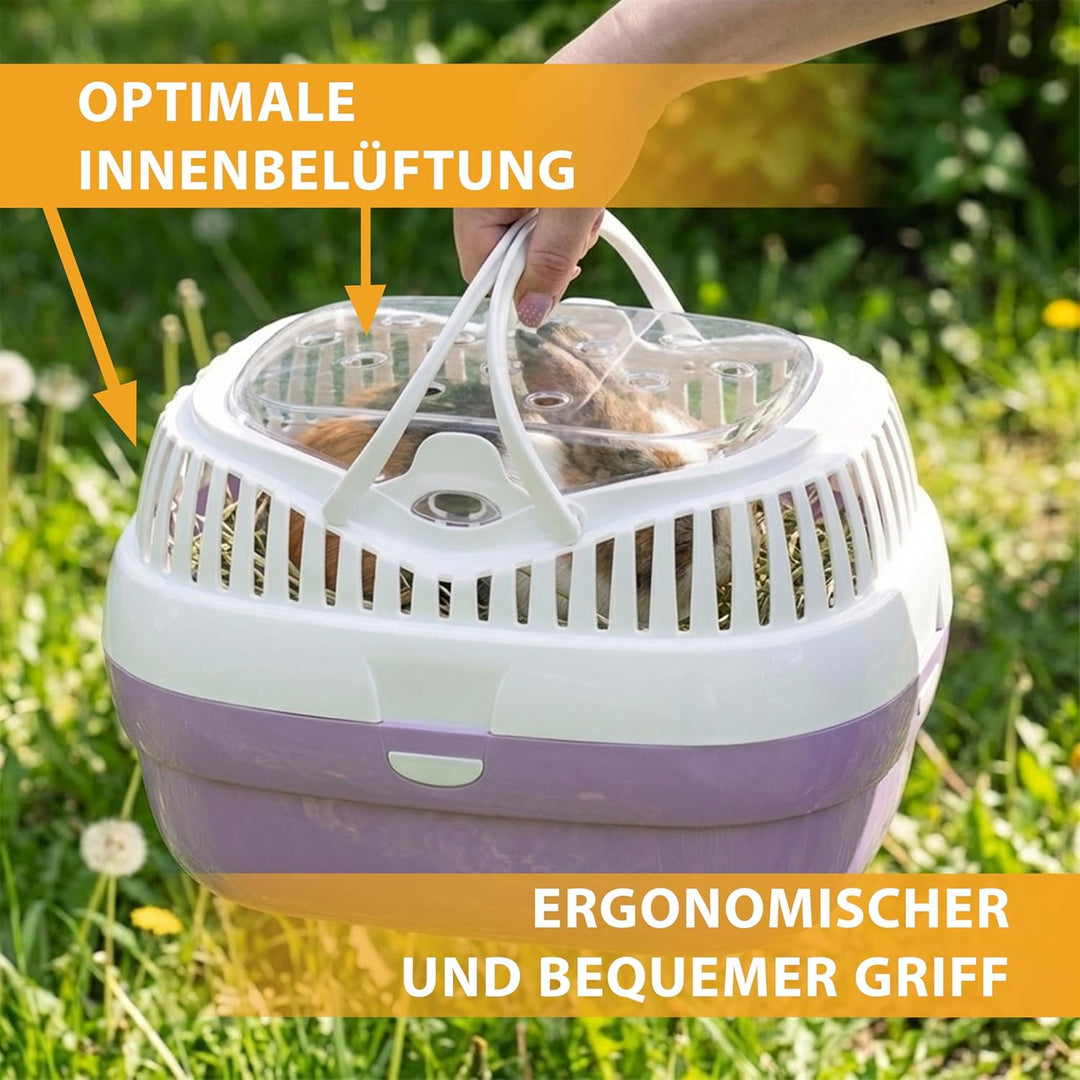 Ferplast Transportbox für Hamster und andere kleine Nagetiere Aladino Large Reisekäfig für Hamster,