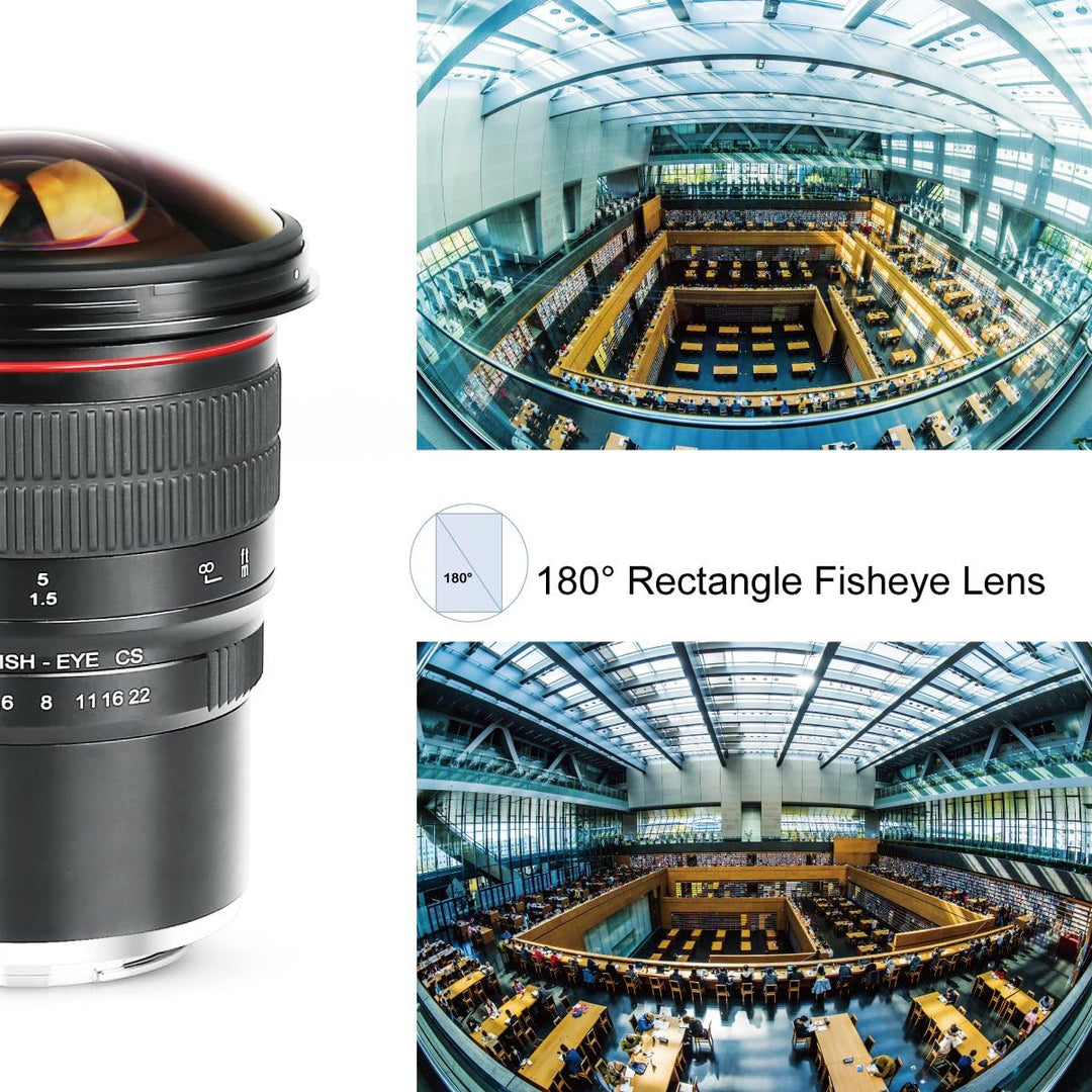 Meike Optics MK 8mm f3.5 Fisheye-Objektiv Ultra-Weitwinkel für Fuji