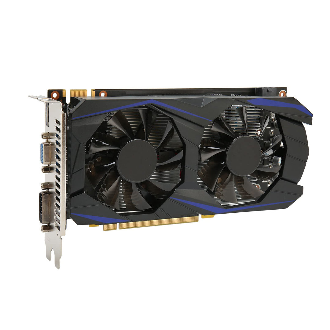 Cuifati GTX550Ti Gaming-Grafikkarte, 6 GB GDDR5 192-Bit-Computer-Grafikkarte mit Zwei Lüftern, PCIe