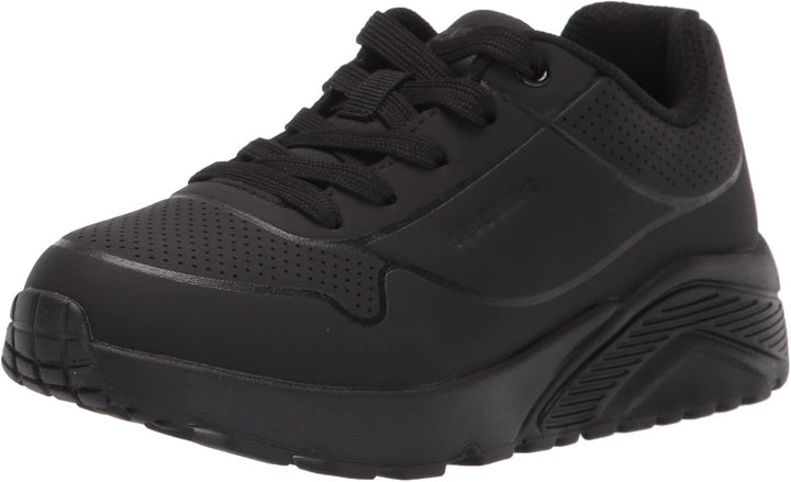 Skechers Jungen Uno Lite-delodox Sneaker, Black Synthetic Trim L