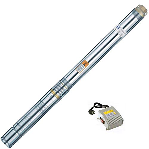 Agora-Tec® AT- 3" Brunnenpumpe 550W mit 30 m Kabel Edelstahl-Tiefbrunnenpumpe mit max: 7,9 bar, 3200