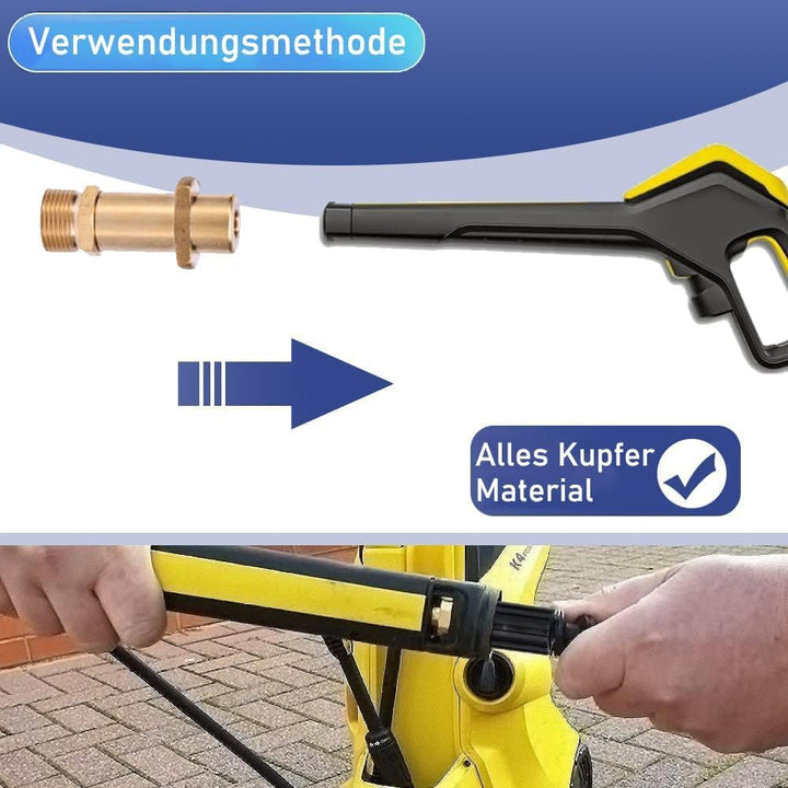 10m Rohrreinigungsschlauch Set, 180 bar, inkl. Tasche mit M22 Adapter, universal Rohrreinigungsset,