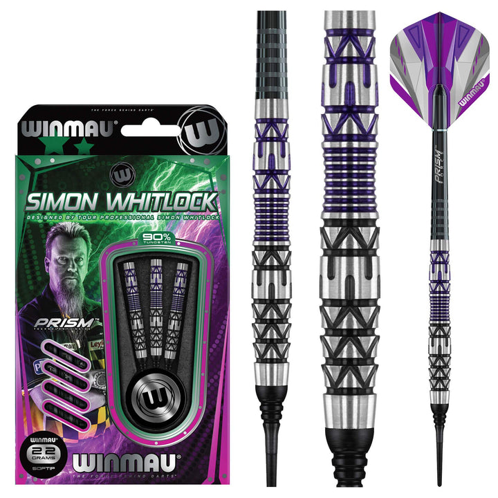 WINMAU Simon Whitlock 90% Special Edition Softdarts 22 Gramm