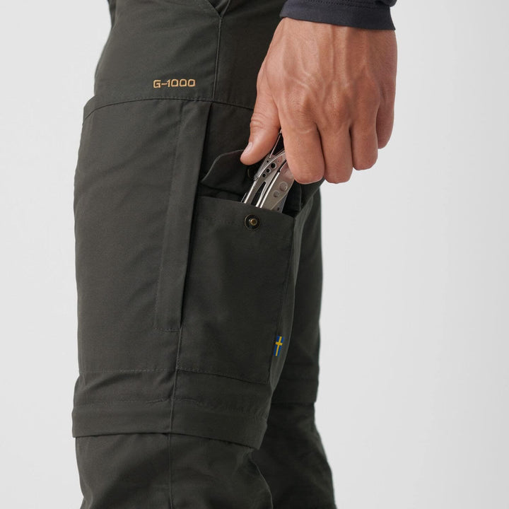 Fjällräven Herren Karl Pro Zip-Off Trousers M Hose, Indigoblau, 56