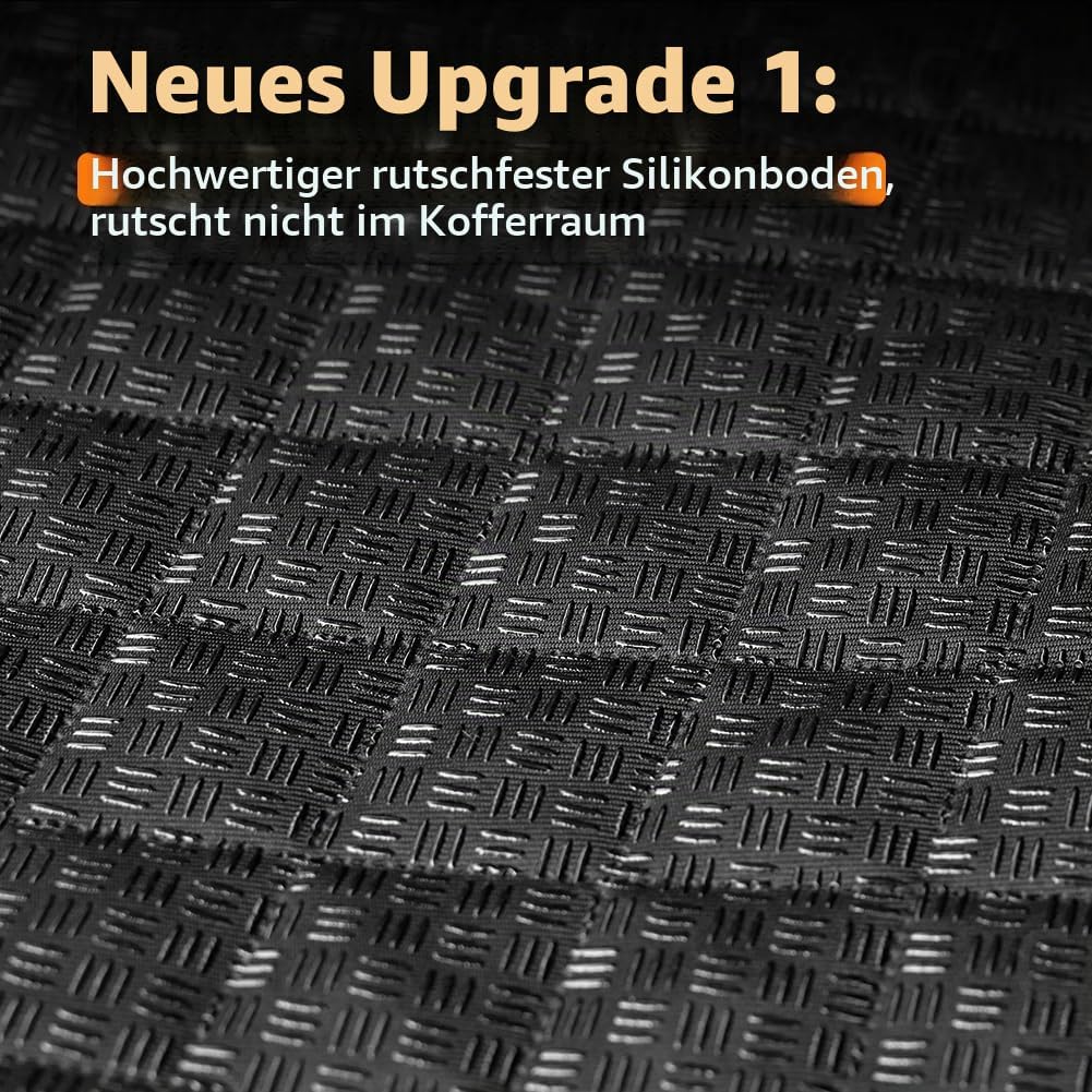 KYG Universal Kofferraumschutz Hund-180*102*33 cm - Kofferraumdecke mit Ladekantenschutz - Wasserabw