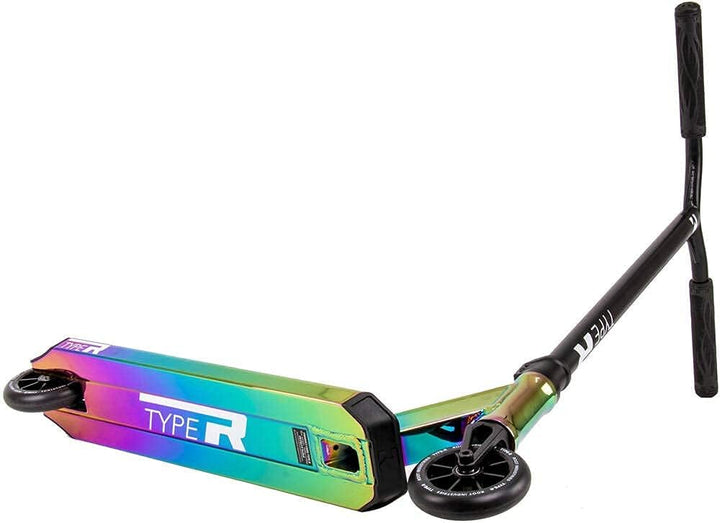 Root Industries R-Type Stunt-Scooter H= 82,5mm Park-/Trick-/Tretroller + Fantic26 Sticker Rainbow Ne