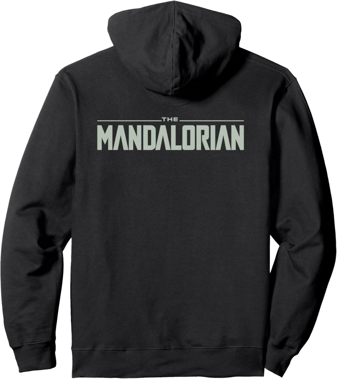 Star Wars The Mandalorian The Child Faded Circle Portrait Pullover Hoodie