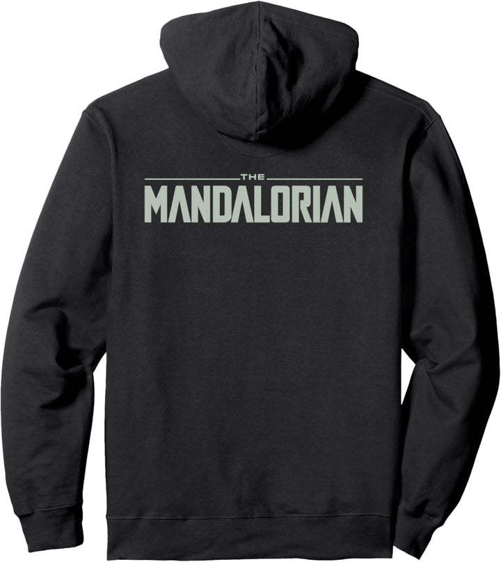 Star Wars The Mandalorian The Child Faded Circle Portrait Pullover Hoodie