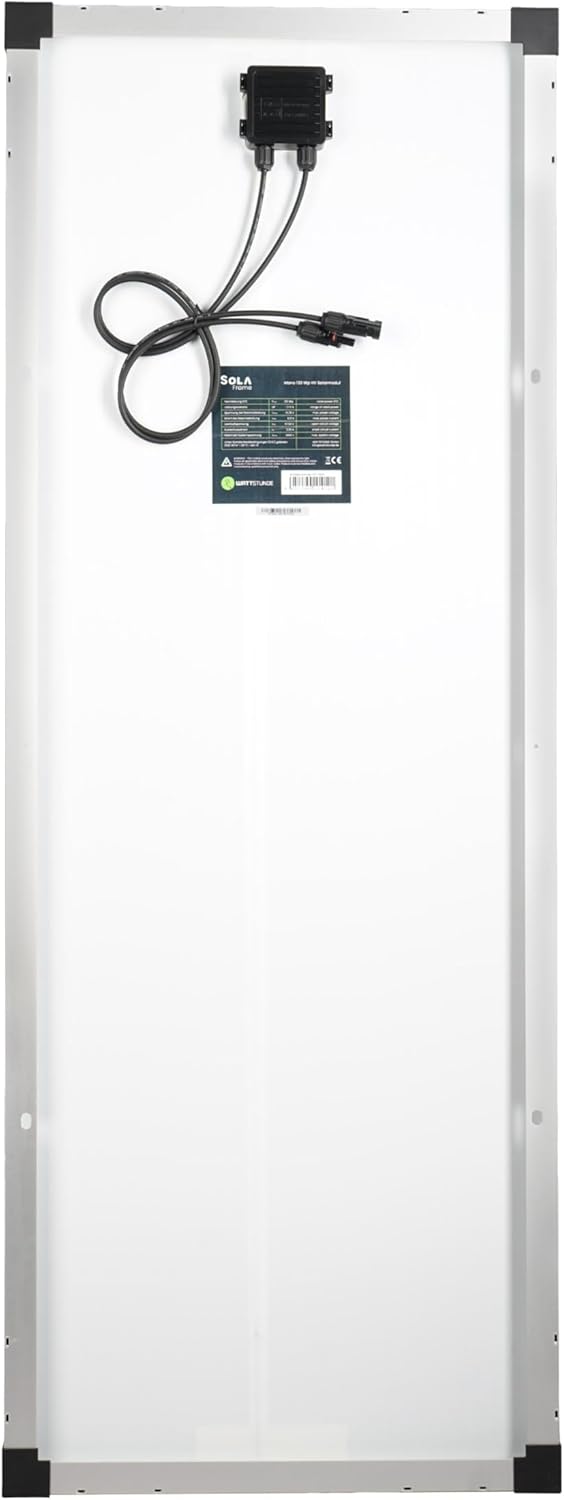 SOLA Frame Mono - monokristalline Solarmodule für Wohnmobil, Garten oder Inselanlagen (130 W High Vo
