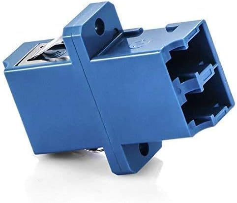 Elfcam® - Glasfaser Adapter, LWL Adapter/Kupplung LC/UPC auf LC/UPC Single-Mode Duplex, 5 Stück