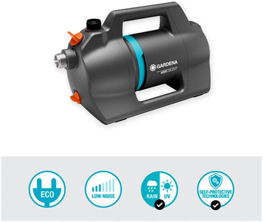 GARDENA 4200 Silent Gartenpumpe Set 4200 l/h 39 m
