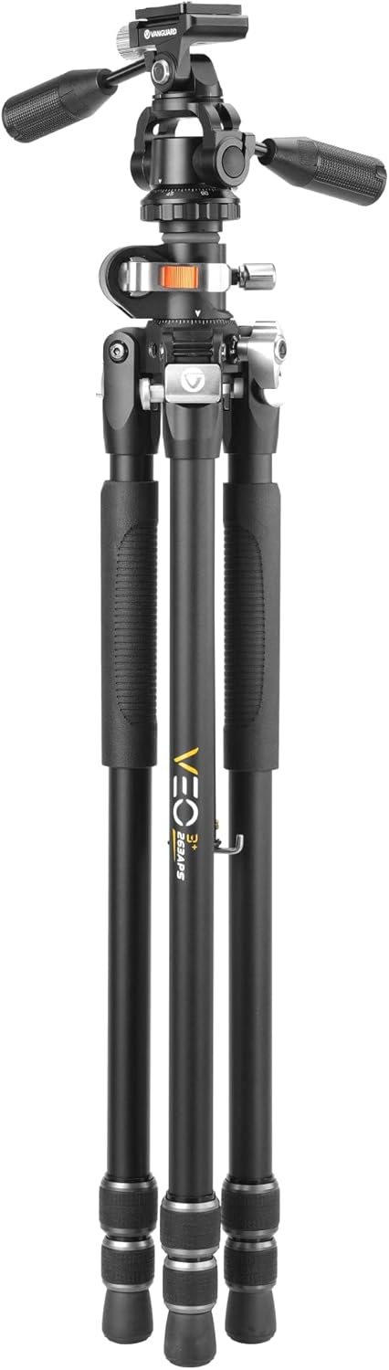 Vanguard Veo 3+ 263APS - Stativ mit 3-Wege-Stativkopf Aluminium 26mm 3 Wege, Aluminium 26mm 3 Wege