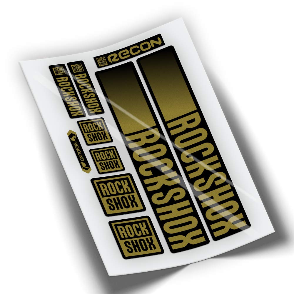 REF:VP442 Aufkleber kompatibel mit Rock-Shox RECON 2021-2025 MTB-Gabel, Sticker, Aufkleber, Vinyl fü