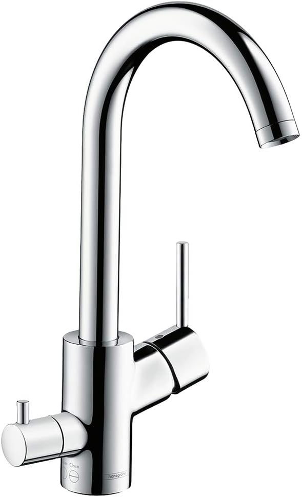 hansgrohe Talis S² Einhebel-Küchenarmatur mit Geräteabstellventil und Schwenkauslauf, Chrom mit Gerä