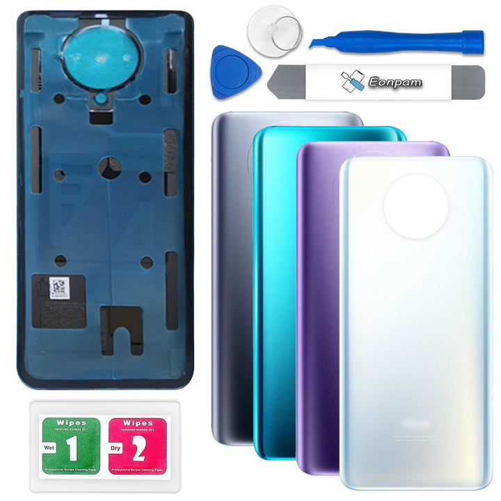 Eonpam Akkudeckel für Xiaomi Poco F2 Pro Rückseite Glas Original Backcover Back Glas Ersatz mit Repa