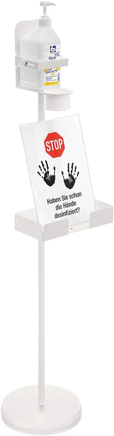WEDO Care Ständer für Desinfektionsmittel-Halter, Weiss