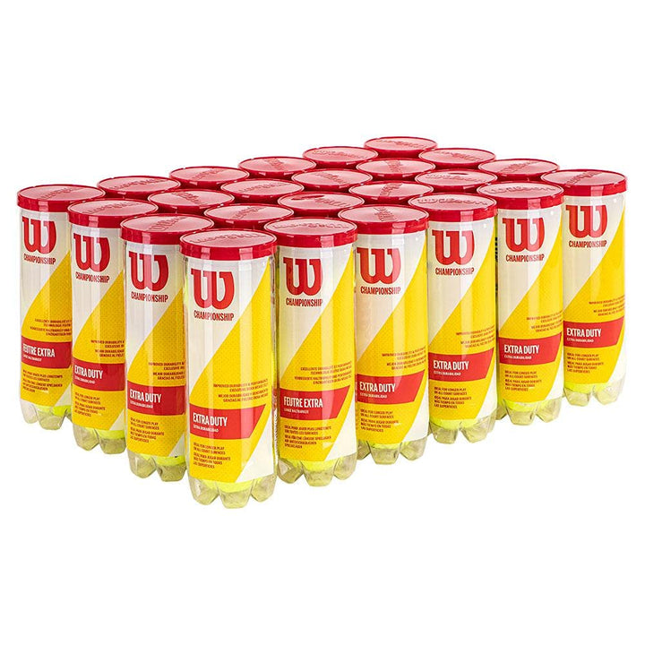 WILSON Championship Extra Duty Tennisbälle 24 Dosen, 24 Dosen