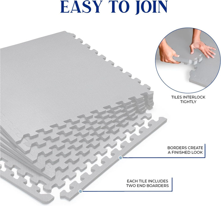 Ediesi, Bodenschutzmatte Fitness, Puzzlematte Boden, Pool Schutzmatte, Home Gym, Tatami, Gummimatte,