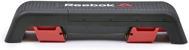 Reebok Deck Multifunktions-Stepbench, schwarz/rot