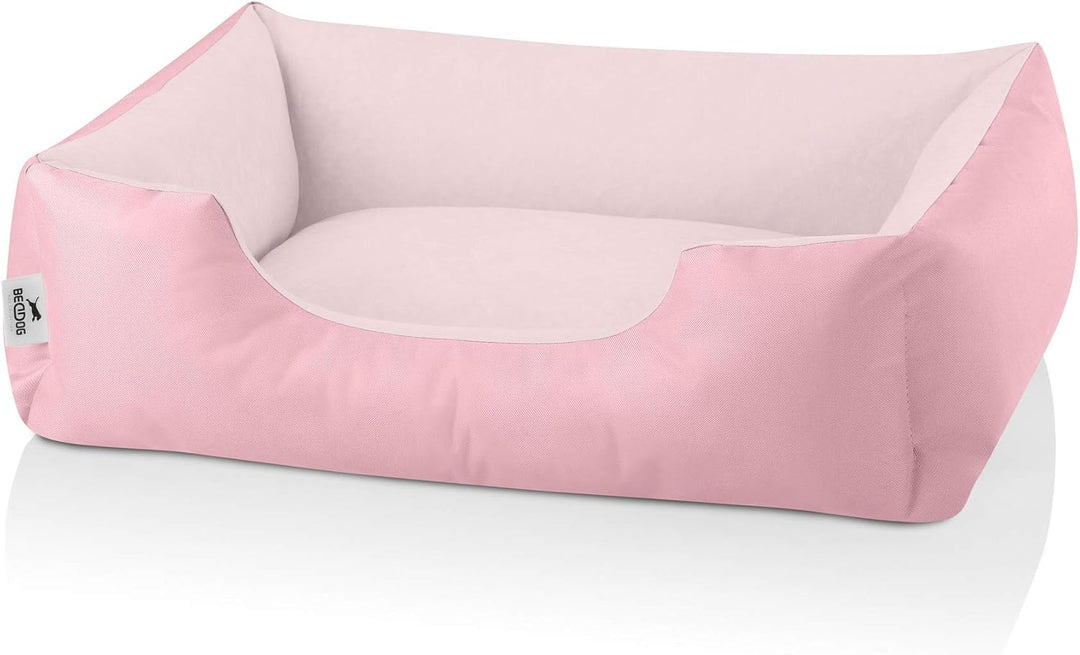 BedDog Hundebett Zara, Hundekissen mit abziehbaren waschbaren Bezug, Hundekorb, Hundesofa, für klein