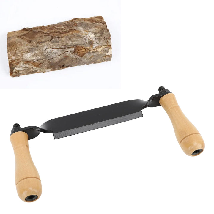 10-Zoll-Ziehmesser, Fellzieh-Rasierwerkzeug, Effizientes, Bequem zu Greifendes Baumrindenschälwerkze