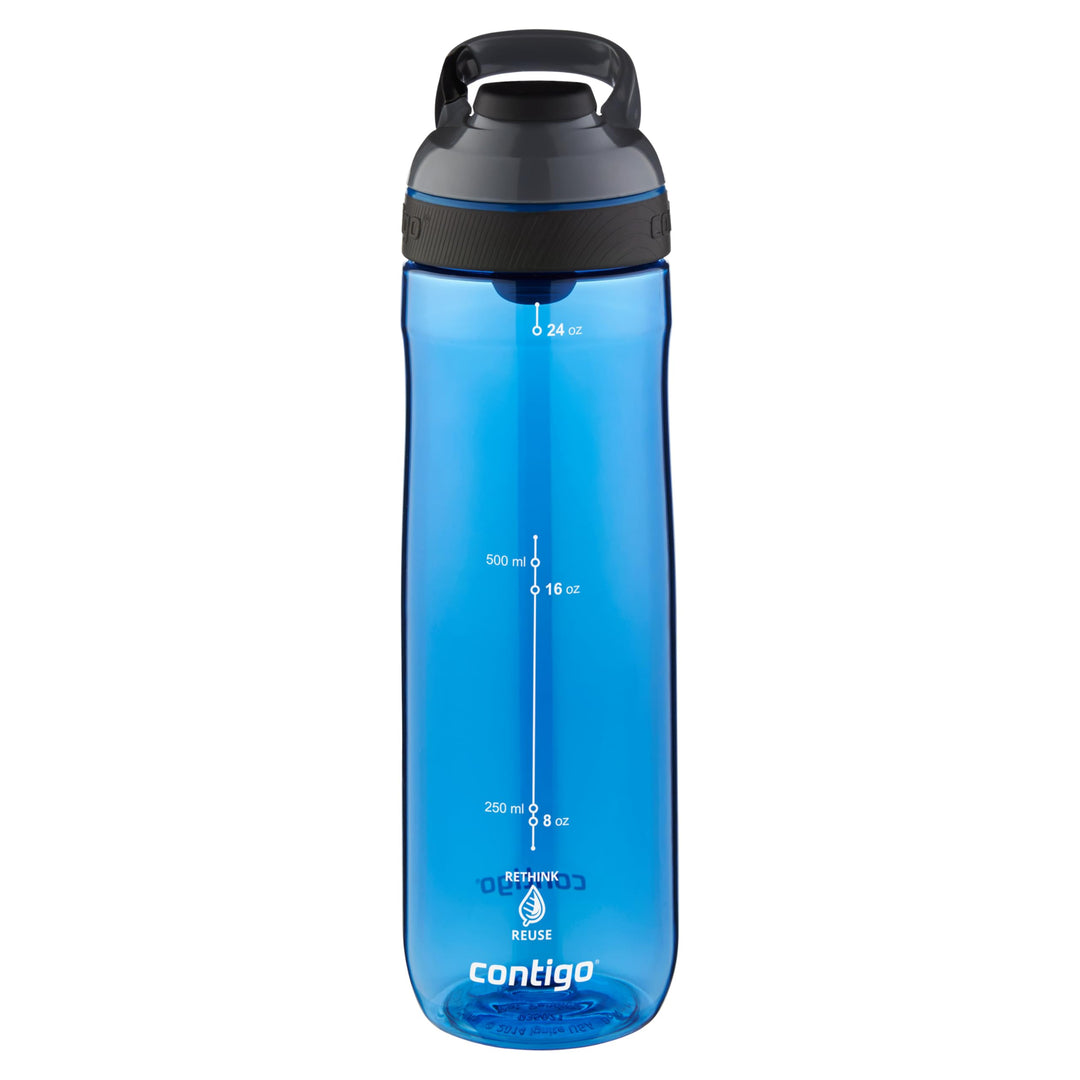 Contigo Cortland Autoseal Trinkflasche mit automatischem Trinkverschluss | 720ml grosse BPA-freie Ku